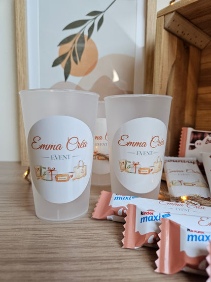 Gobelet Ecocup personnalisé – Mariage, Anniversaire, EVJF, Baptême…