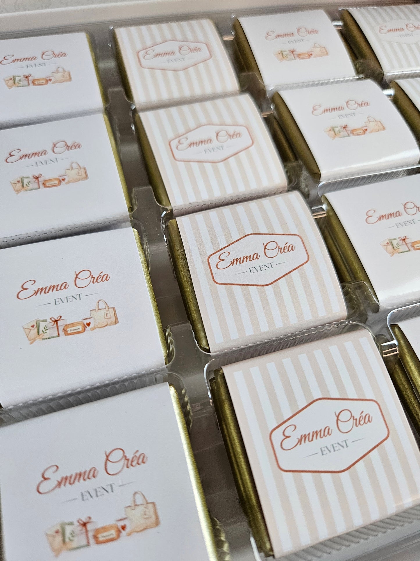 Boite de chocolat au lait personnalisée