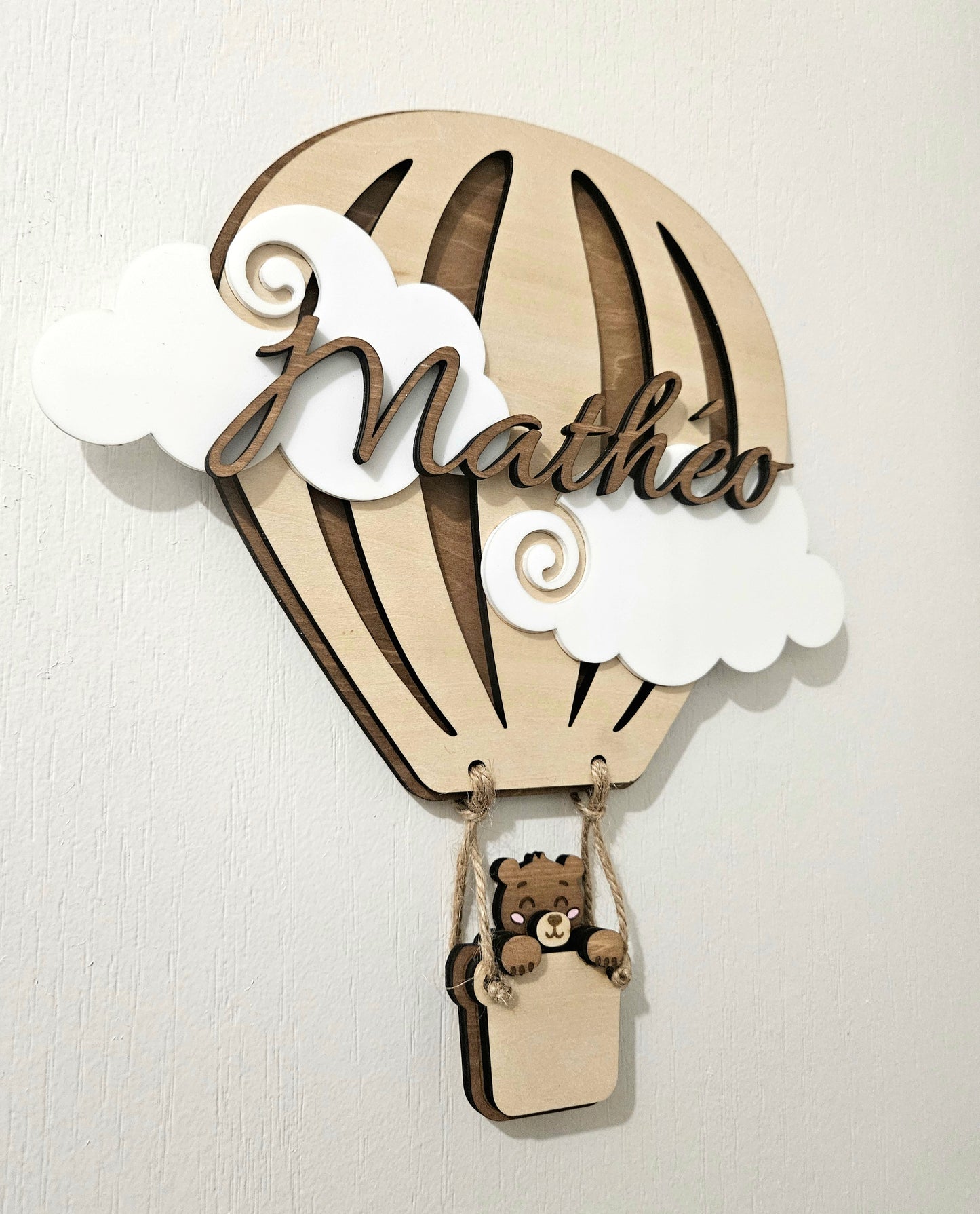 Décoration murale enfant | Montgolfière