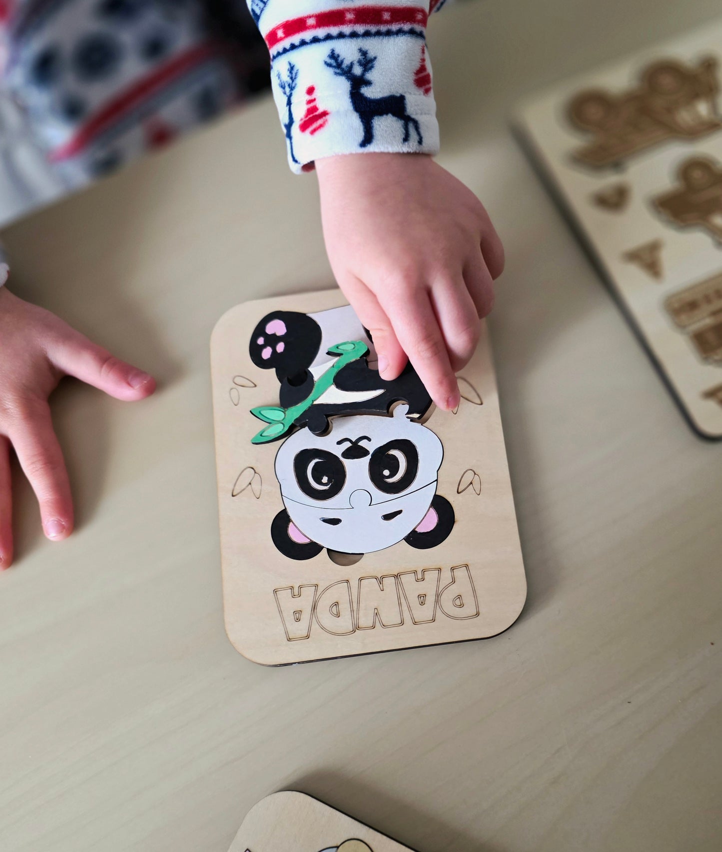 Puzzle animaux en bois – Dès 3 ans