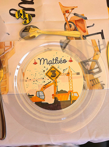 Assiette personnalisée - Mariage, Baptême, Anniversaire, EVJF...