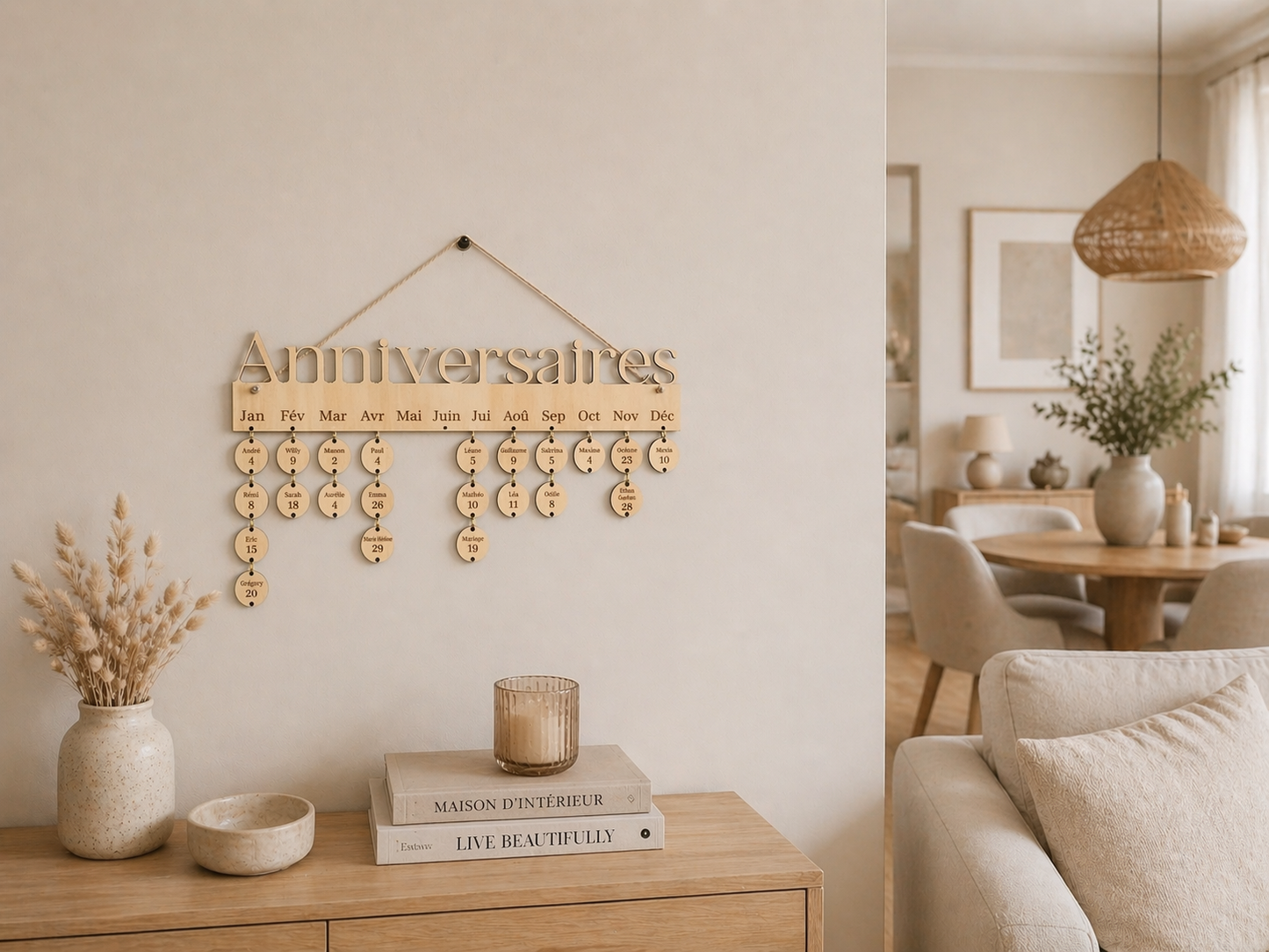 Calendrier des anniversaires – Family Birthday