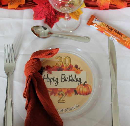 Assiette personnalisée - Mariage, Baptême, Anniversaire, EVJF...